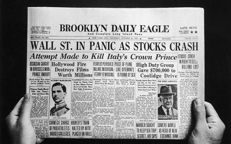 journal of stock market crash